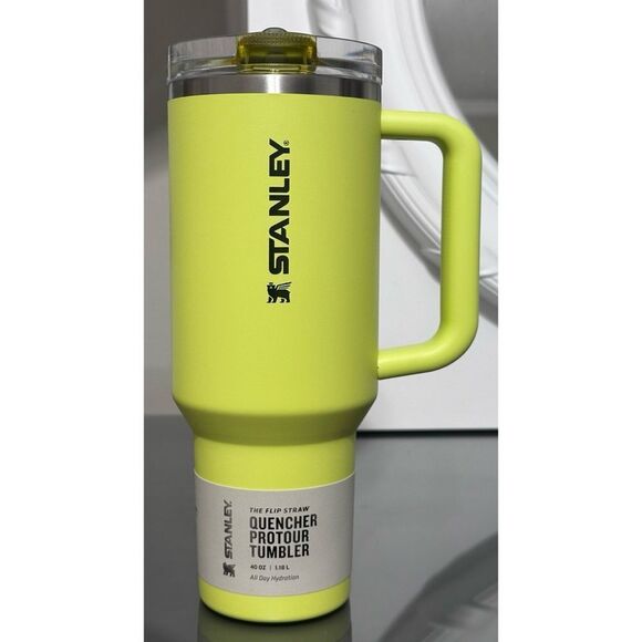 STANLEY QUENCHER PROTOUR FLIP STRAW 40OZ‎ TUMBLER, PRICKLY PEAR - Picture 2 of 5